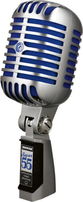 Juhtmega mikrofon Shure Super 55 Deluxe, hõbe v.