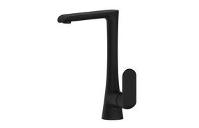 Virtuves jaucējkrāns Thema Lux DF123 Black DF12308, melna krās.