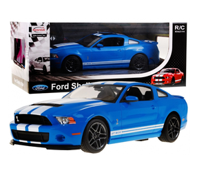 Rc automašīna Rastar Shelby GT500, 1:14, zila krās.