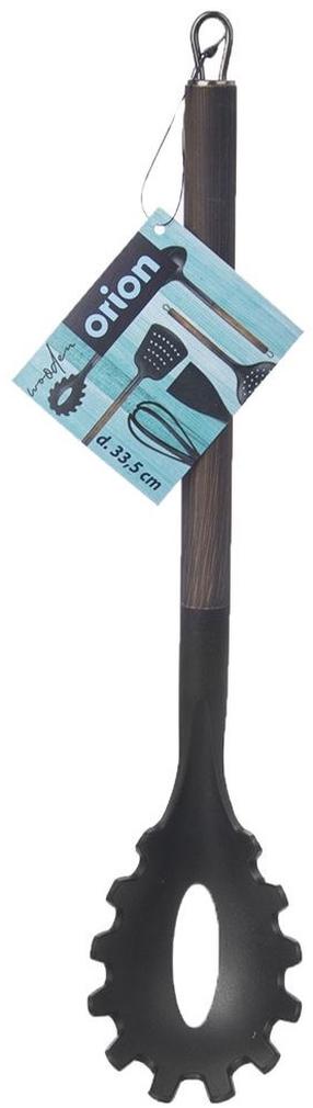 Karotes makaroniem Orion Wooden 140295, 33.5 cm, melna krās./brūngans krās.