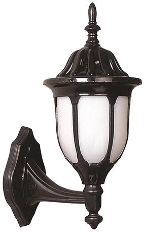 Sieninis lauko šviestuvas Opviq BAP-68178-BSY, 60W, E27, IP65, juoda sp., 23 cm x 36 cm