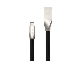 Vads Natec Prati NKA-1954 USB Type-A Sieviete, USB Type-C Vīrietis, 1 m, sudraba krās./melna krās.
