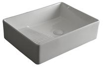 Vonios praustuvas Domoletti ACB ACB8621, keramika, 50 cm x 37 cm x 13.5 cm, balta sp.