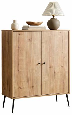 Spintelė Kalune Design Calvin, ąžuolo sp., 41 cm x 90 cm x 105 cm