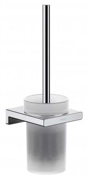 Tualetes birste Hansgrohe AddStoris, balta krās./hroma krās., 12 cm x 34.2 cm x 10.5 cm