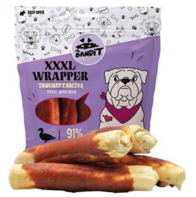 Skanėstas šunims Mr. Bandit Wrapper XXXL Duck Sticks, antiena, 0.5 kg