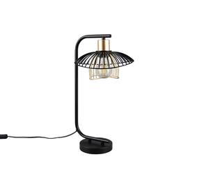 Stalinis šviestuvas Reality Lauris, E27, 10W, juoda sp./juoda sp.