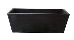 Puķu pods Domoletti 11U35, spw, 35 cm x 14 cm, Ø 35 cm, antracīta krās.