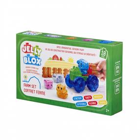 Набор игрушечных блоков Goliath Jelly Blox Farm, 18 шт., многоцветный
