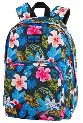 Kooli seljakott CoolPack Ohio China Rose, sinine v./roheline v./roosa v., 42 cm x 29 cm x 11 cm