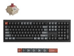 Juhtmevaba mänguklaviatuur Keychron V6 Ultra Wireless, Silk POM Red V6U-D1, Inglise (US), must v.
