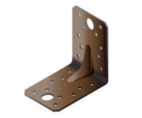 Montāžas leņķis Haushalt, 105 mm x 105 mm x 90 mm x 2.5 mm, veicināt