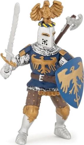Фигурка-игрушка Papo Blue Knight with An Eagle's Crest 427467, синий цв.