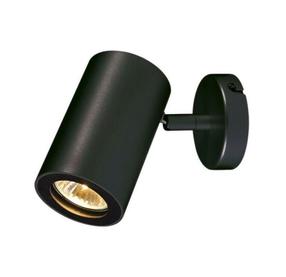 Lampa griesti un sienas SLV Enola B 152010, GU10, 1 x 50 W, melna krās. / melna krās., 6.7 x 11.5 cm