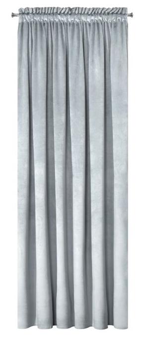 Nakts aizkari Rosa, sudraba krās., 135 cm x 270 cm
