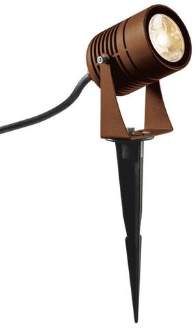 Ühendatav välisvalgusti SLV Spike, 6W, LED, IP55, vask v., 8 cm x 10 cm