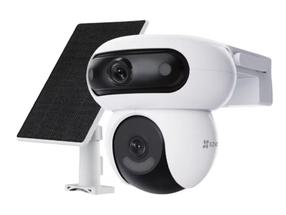 Kupolinė kamera, su saulės kolektoriumi Ezviz CS-HB90x/SP, 4MP+4MP WiFi
