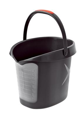 Grīdas mazgāšanas spainis Zyle ZY331BU, 10 l, melna krās.
