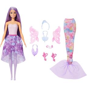 Nukk aksessuaaridega, merineitsi Mattel Barbie Fantasy Fashion, 29 cm, mitmevärviline