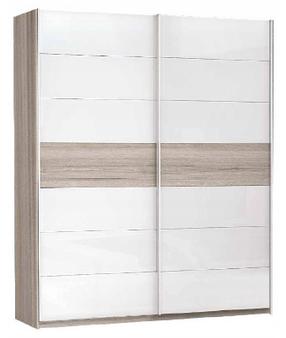 Spinta Forte Rondino RDNS727E1T-T30, balta sp./sonoma ąžuolo sp., 61 cm x 170 cm x 210 cm