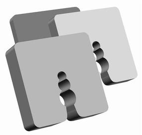 Крепежная деталь Klimas, 90 мм x 90 мм x 115 мм, 50 шт.