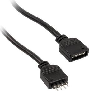 Kabelis Kolink 4-Pin Extension PGW-AC-KOL-042 4-Pin RGB male, 4-Pin RGB female, 0.5 m, melna krās.
