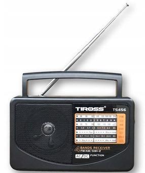 Raadiovastuvõtja Tiross TS456, must v.