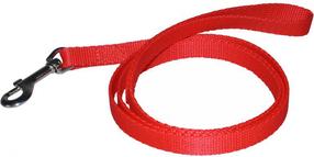 Suņu pavada Chaba Smooth, sarkana krās., 130 cm x 30 mm