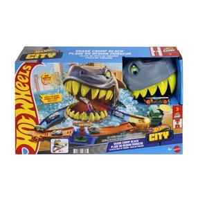 Automobilių trasa Mattel Hot Wheels City Shark Chomp Beach JHL96