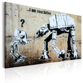 Reprodukcija Artgeist I Am Your Father By Banksy HK4349-S, 30 cm x 20 cm