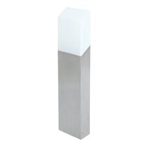 Pastatomas lauko šviestuvas Lutec ST03105, 8W, LED, IP44, platinos sp., 5 cm x 45 cm