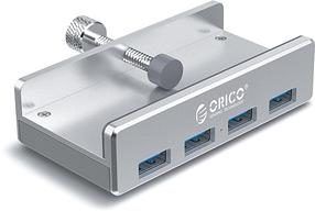 USB šakotuvas Orico USB - 4 x USB MH4PU-SV-BP USB, 4 x USB female, sidabro sp.
