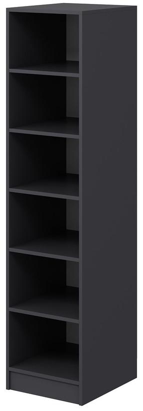 Riidekapp Kalune Design Kale Raflı 190, antratsiit v., 52 cm x 45 cm x 190 cm