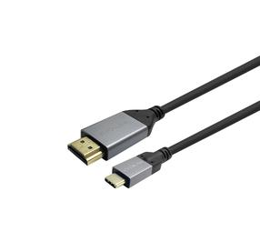 Kabelis Vivolink Pro PROUSBCHDMIMM4 USB Type-C, HDMI, 4 m, juoda sp.
