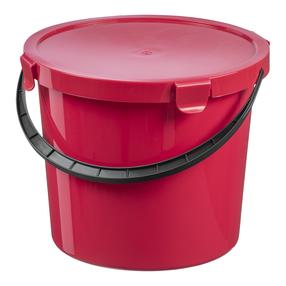Spainis saimniecībai Plast Team 60790808, 10 l, sarkana krās.