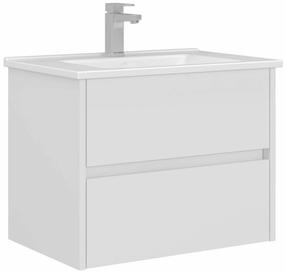 Шкафчик для ванной с раковиной Kalune Design Arno, белый цв., 45 см x 65 см x 52 см