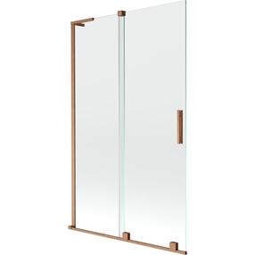 Dušas siena Mexen Velar L, 110 cm x 150 cm, caurspīdīga krās./vara krās./rūdītais