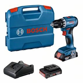 Akumulatora skrūvgriezējs - urbis ar bateriju Bosch GSR 18V-45, 18 V, 2 Ah