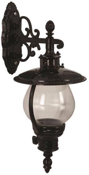 Sieninis lauko šviestuvas Opviq BAP-68205-BSY, 60W, E27, IP65, juoda sp., 29 cm x 56 cm