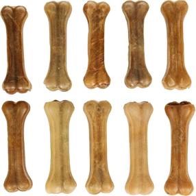 Skanėstas šunims Flamingo R'Hide Bone, buivolo oda, 1 kg, 10 vnt.