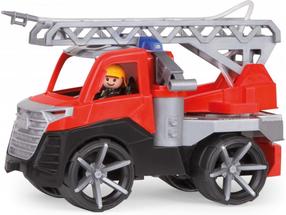 Mängu tuletõrjeauto Lena Truxx2 Fire Truck 04535, punane v./hall v.