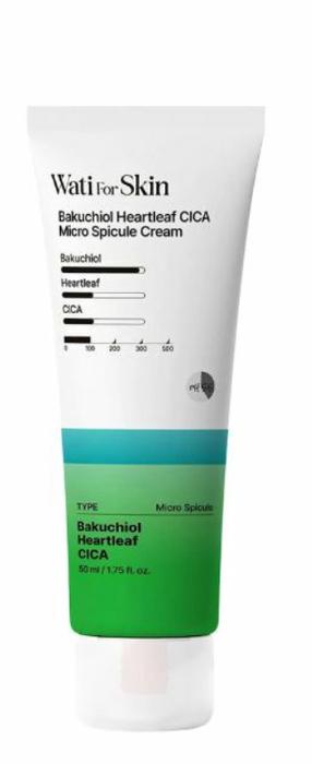 Veido kremas Wati For Skin Microshot Bakuchiol Heartleaf CICA, 50 ml