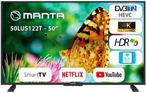 Televizorius Manta 50LUS122T, 50 ", 4K UHD