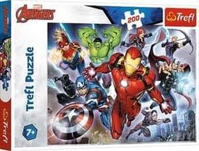 Пазл Trefl Brave Avengers 13260, 34 см x 48 см, 200 шт., многоцветный