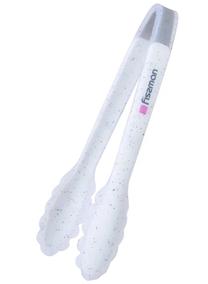 Virtuvinės žnyplės Fissman Bianca 1441, 23 cm, 2 cm, balta sp.