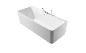 Vann, teisaldatav Masterjero Stockhocm B1808, 180 cm x 80 cm x 60 cm, ristkülik, valge v.