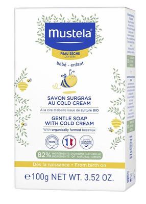 Мыло Mustela Gentle Soap With Cold Cream, 1389-36102, 100 г