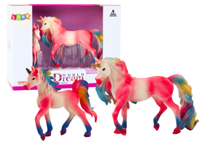 Figūrėlių rinkinys, vienaragis Lean Toys Dream World, 2 vnt., įvairių spalvų