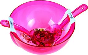 Salātu bļoda ar karotēm Katex, 28 cm, (krāsa/dizains tiek izvēlēts nejauši), 4.2 l