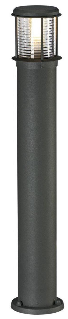 Brīvi stāvošs āra gaismeklis SLV Otos Glas, 15W, E27, IP43, antracīta krās., 15.5 cm x 93.5 cm